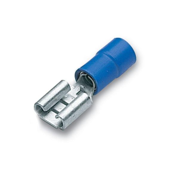 TERMINAL PREAISLADO FASTON M SECCIN 1,5-2,5mm 6,35x0,8mm AZUL