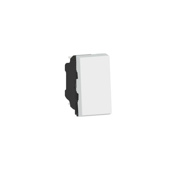 Interruptor Mosaic EasyLed - 1mod, 1 vía - 10AX - 250V~ - Blanco