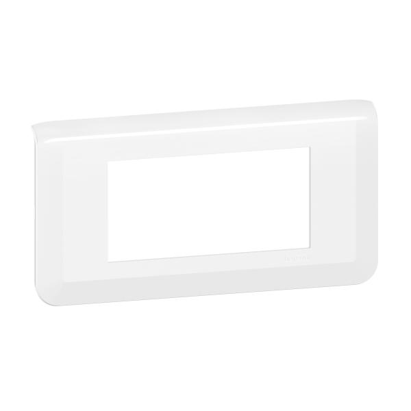 Placa Mosaic - 4mod - Horizontal - Blanco