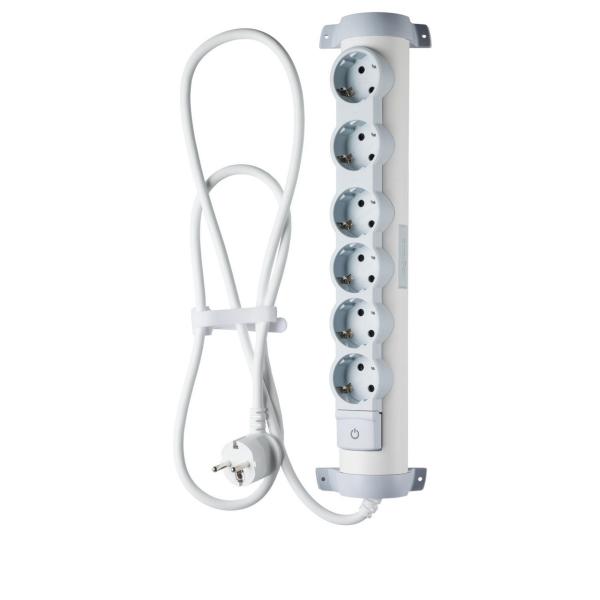 BASE MLTIPLE CONFORT 6 TOMAS CABLE 1,5m CON INTERRUPTOR