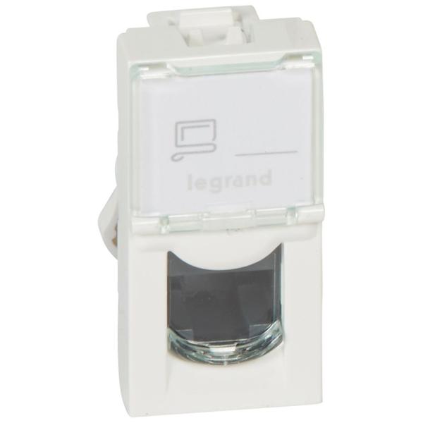 Base RJ45 Mosaic - Cat.5e - UTP - 1mod - Blanco