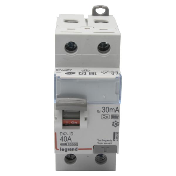 Interruptor diferencial DX³ - 2P - 230V~ - 40A - Tipo Hpi - 30mA - 2mod