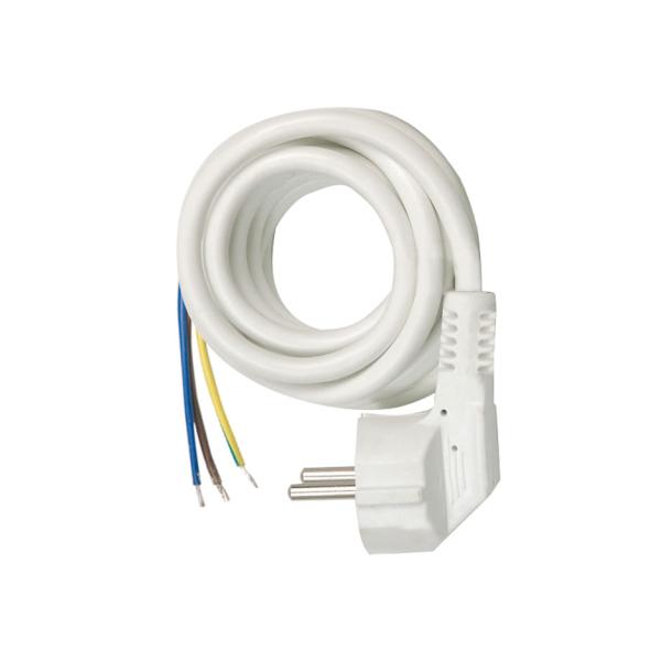 CABLE H05VV-F 3G1MM² 2 METROS BLANCO PARA BASE MÚLTIPLE MULTIFIX Simon