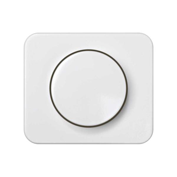 Placa para los mecanismos electrónicos giratorios blanco Simon 75