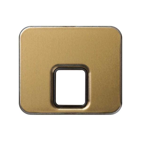 PLACA SIMON 75 PARA TOMA TELEFONO 0 BRONCE