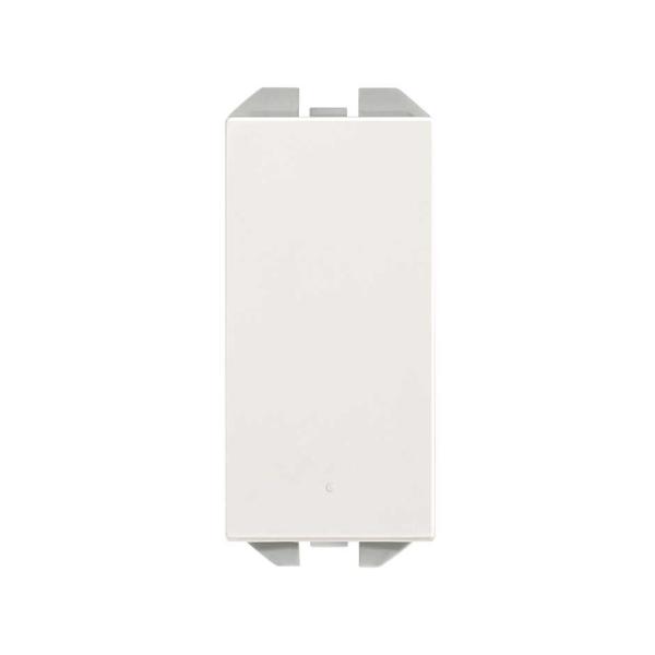 Cruzamiento pulsante 10AX 230V~ de tecla estrecha con sistema de embornamiento rápido blanco Simon 270