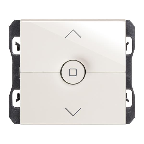 Interruptor para persianas 230V~ con 3 posiciones: subida, bajada y paro blanco Simon 270