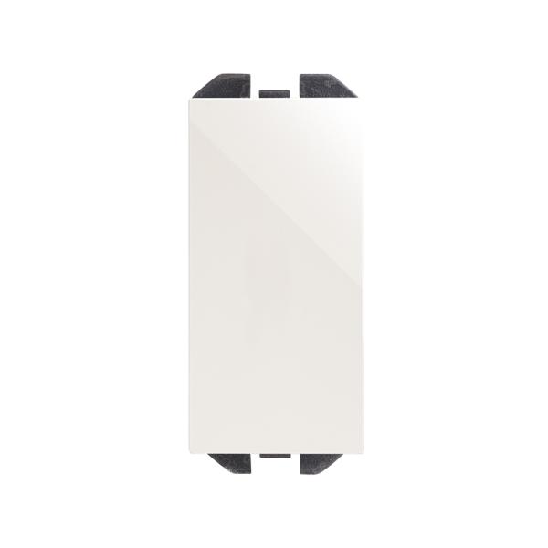 Tapa ciega estética mínima blanco Simon 270