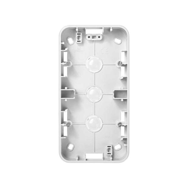 Caja de superficie alta para 1 elemento blanco Simon 75