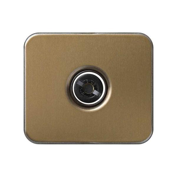 TAPA PORTAFUSIBLE SIMON 75 BRONCE