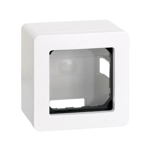 Caja de superficie para 1 elemento blanco Simon 27