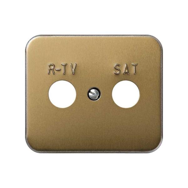 TAPA TOMA R-TV+SATELITE SIMON 75 BRONCE