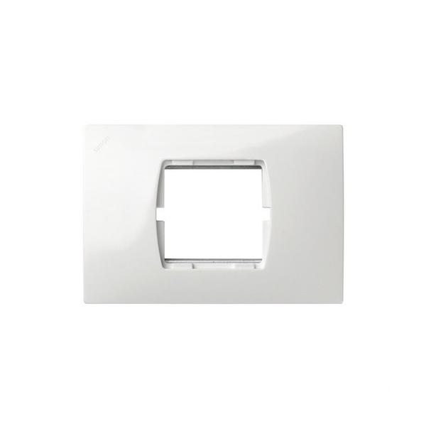 PLACA AMERICANA SIMON 27 123x85mm BLANCO NIEVE