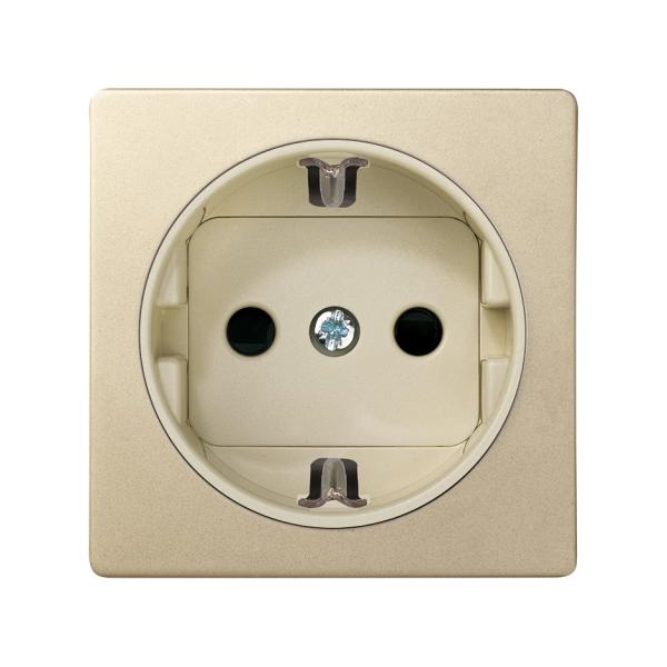 Tapa con dispositivo de seguridad para la base de enchufe schuko cava Simon 82