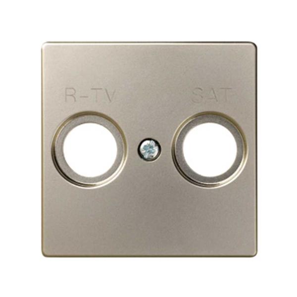 Placa para tomas inductivas de R-TV+SAT cava Simon 82