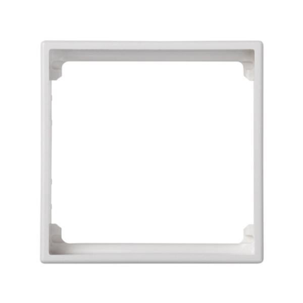 Placa adaptadora de mecanismos electrónicos Simon 27 para 1 elemento blanco Simon 500 Cima