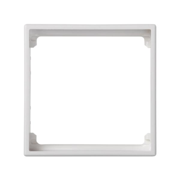 Placa adaptadora para mecanismos Simon K45 de 1 elemento blanco Simon 500 Cima