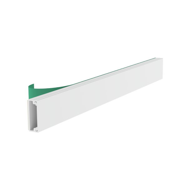 MOLDURA AUTOADHESIVA 10x30mm U23X BLANCO RAL9010