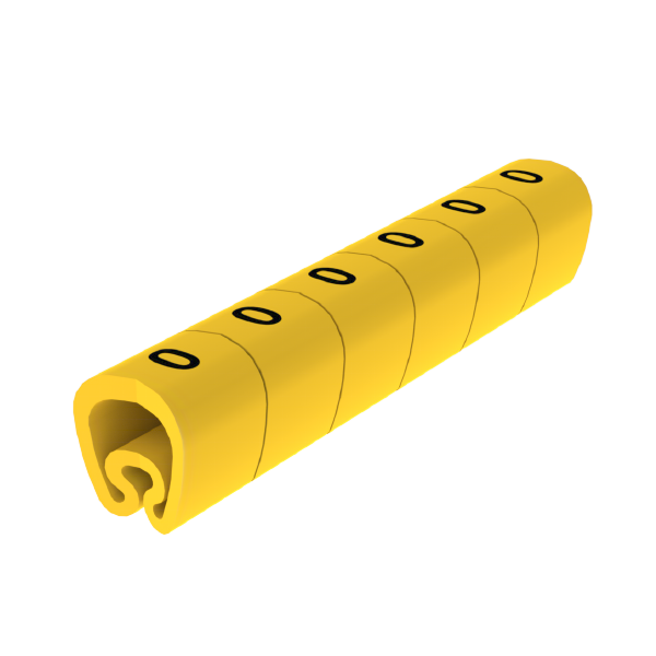 Señalizadores precortados 0 7-18 mm Unex en PVC plastificado color amarillo