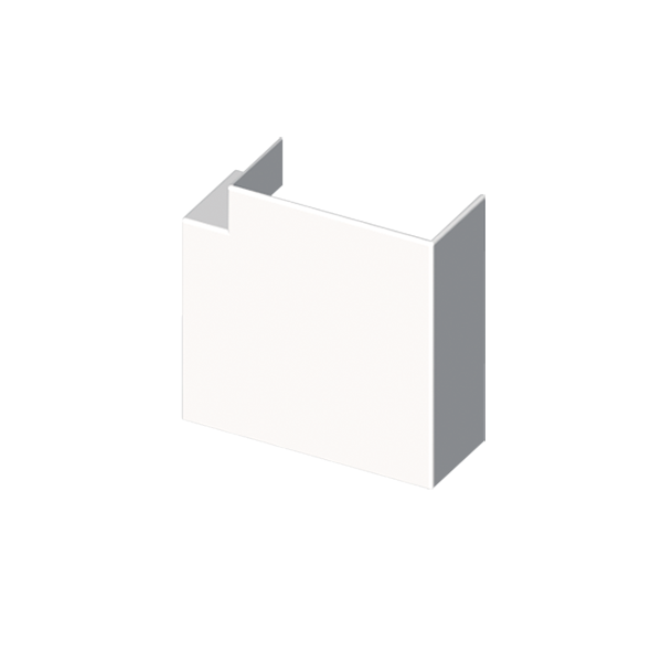 Ángulo plano de 40x40 mm Unex en U24X color blanco