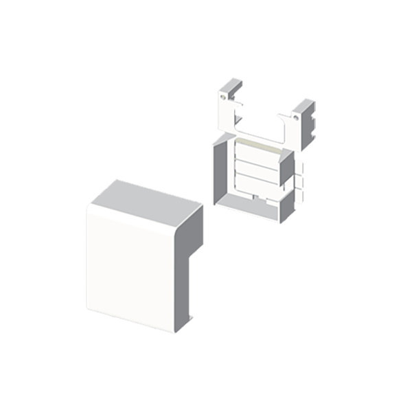 Derivación de 16x16 mm Unex en U24X color blanco