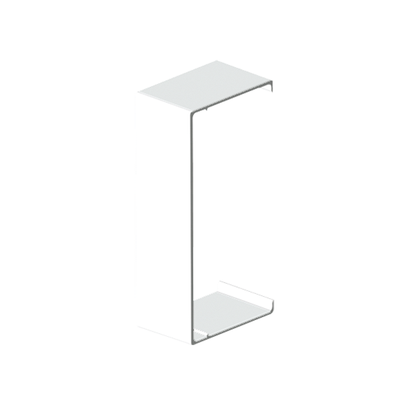 Cubrejuntas de 40x40 mm Unex en U24X color blanco