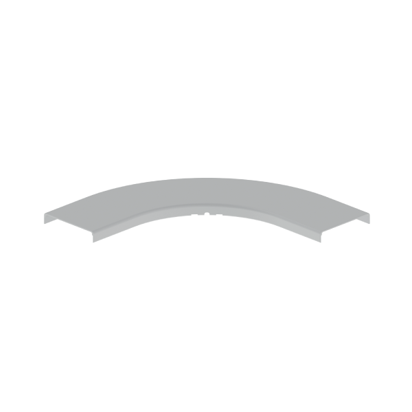 Tapa de curva plana 90° de 60x100 mm Unex en U23X color gris