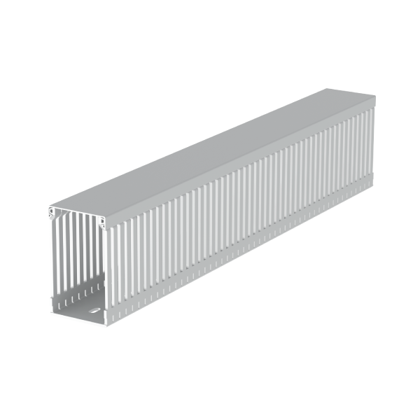 Canal de cuadro 100x60 mm Unex en U43X sin halógenos color gris