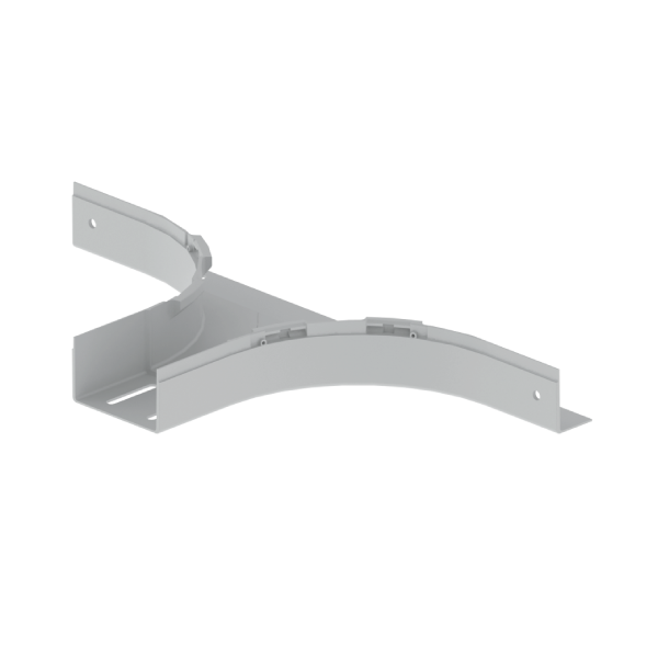 Derivación T de 60x100 mm Unex en U23X color gris