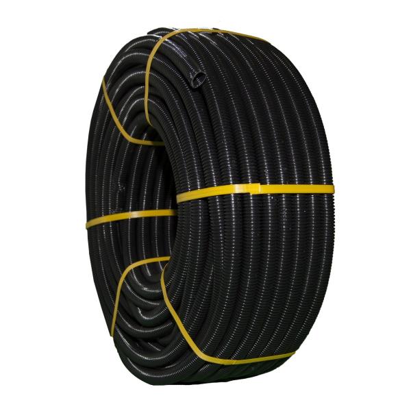 TUBO FLEXIBLE DE PVC CORRUGADO DIMETRO 20 NEGRO