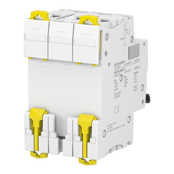 Interruptor magnetotérmico; Acti9 iC60N; 3P; 20 A; curva C; 6000 A/10 kA