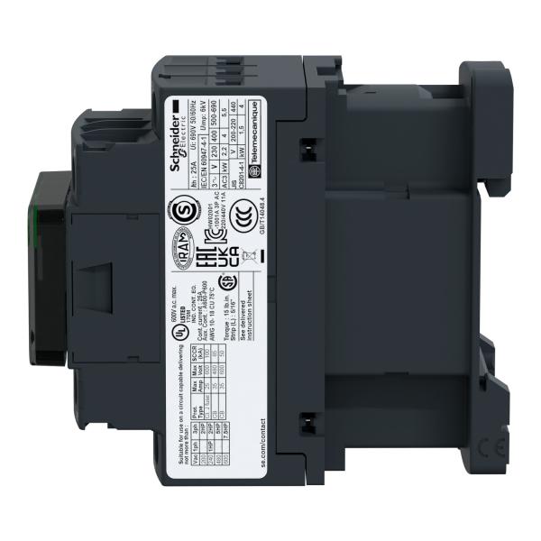 Contactor Tesys D - 3P(3 NA) - AC-3 - <= 440 V 12 A - 230 V CA bobina