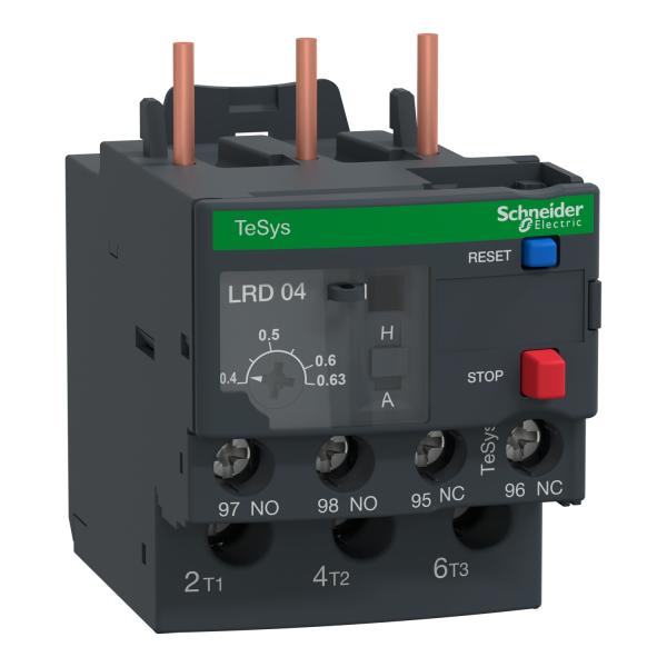 Relé de Sobrecarga Térmica para Motor TeSys 0.4-0.63A Clase 10A