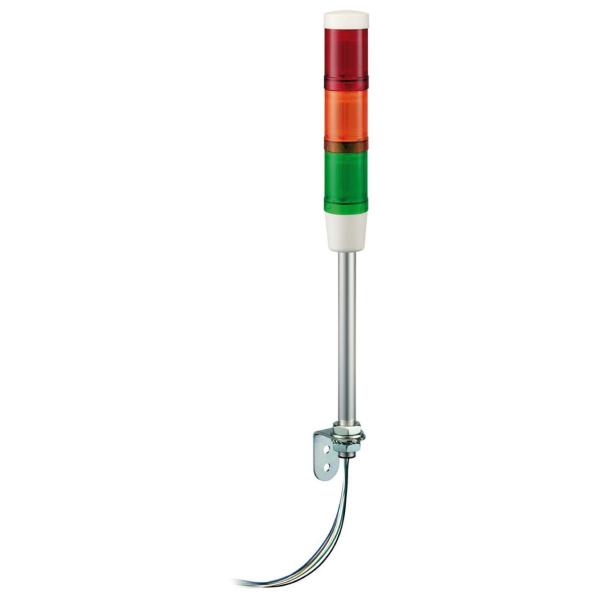 COLUMNA CON 3 NIVELES CON ZUMBADOR LMPARA LED 24V R-O-V