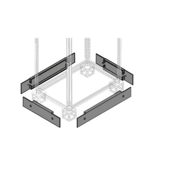 JUEGO TRAVESAOS CHAPA GALVANIZADA 700mm (4u)