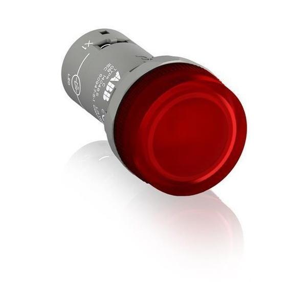 PILOTO COMPACTO ROJO LED 110-130V DC