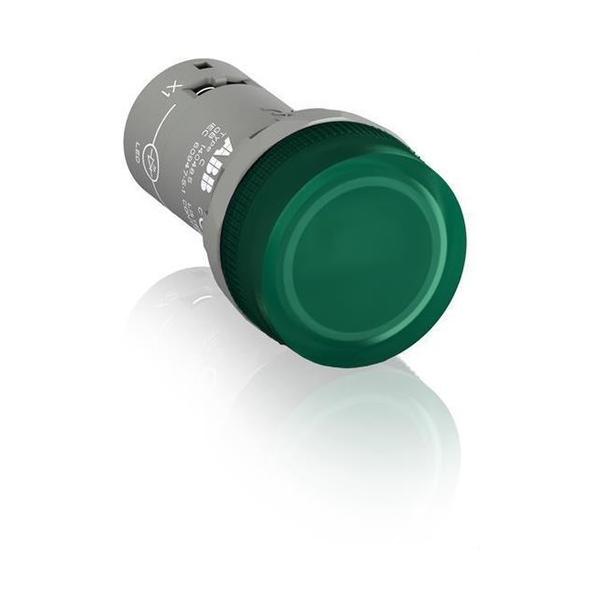 PILOTO COMPACTO VERDE LED 110-130V DC