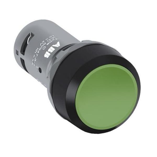 PULSADOR COMPARTIMENTO RASANTE CP1-10G-10 VERDE OPACO