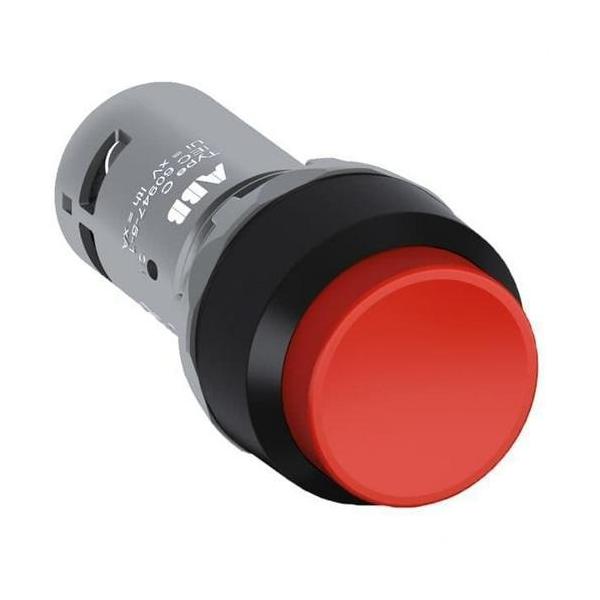 PULSADOR COMPACTO SALIENTE CP3-10R-01 ROJO OPACO