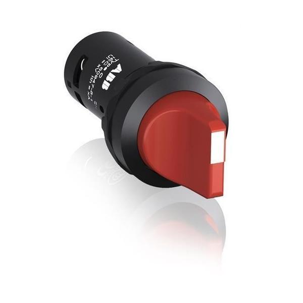 SELECTOR COMPACTO 2 POSICIONES C2SS1-10R-10 ROJO OPACO