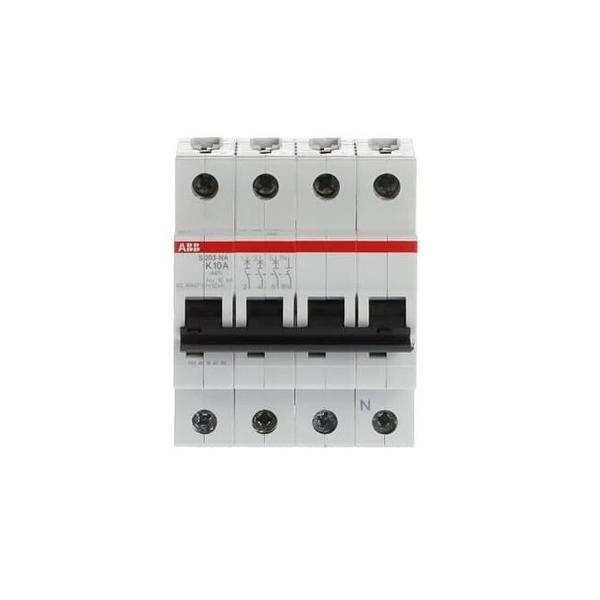 INTERRUPTOR AUTOMTICO S203-K10NA 3P+N 10A K 10kA