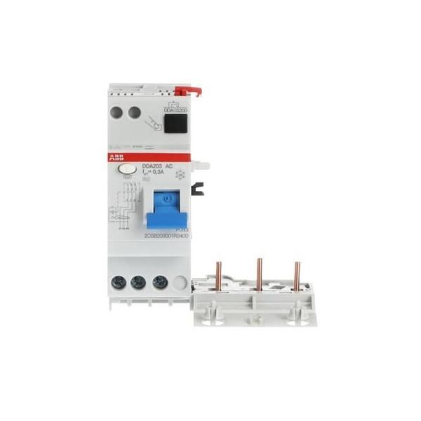 BLOQUE DE DISPOSITIVO DE CORRIENTE RESIDUAL DDA203AC-40/0,3 3P 40A TIPO AC 300mA