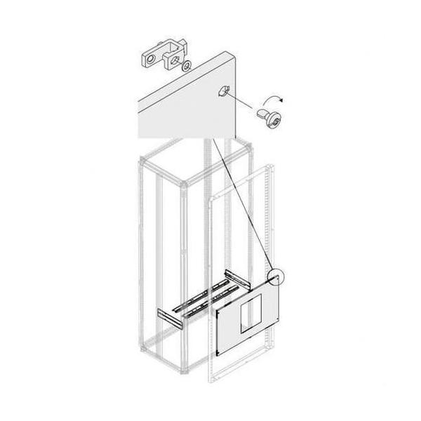 KIT PARA ENCLAVAMIENTO E1.2 FIJO + ENCLAVAMIENTO MECNICO VERTICAL 450x600mm