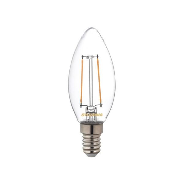 LÁMPARA LED TOLEDO RETRO VELA CL 2,5W 250lm 827 E14