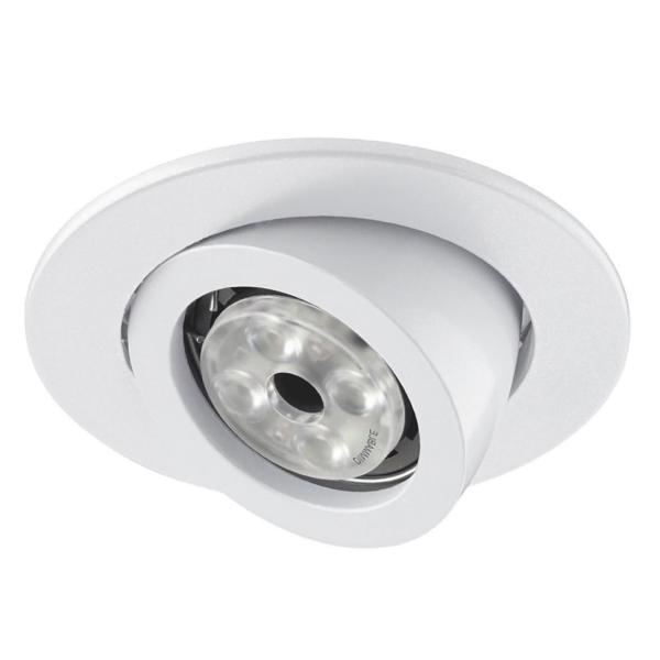 EMPOTRABLE BASCULANTE ALUMINIO DIMETRO 107mm GU-5,3 50W BLANCO