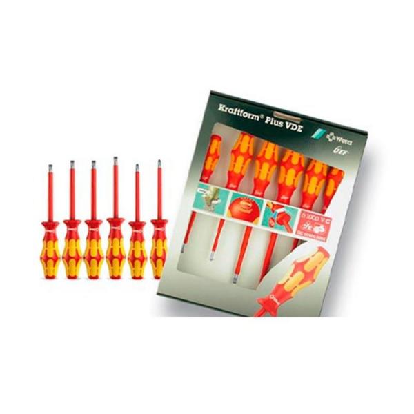 CONJUNTO 6 DESTORNILLADORES LASERTIP K01-S VDE 1000V