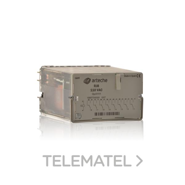 RELÉ AUXILIAR RJ-8 48V DC