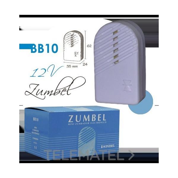 TIMBRE ELECTRNICO HOGAR ZUMBEL 6-12V CA/CC