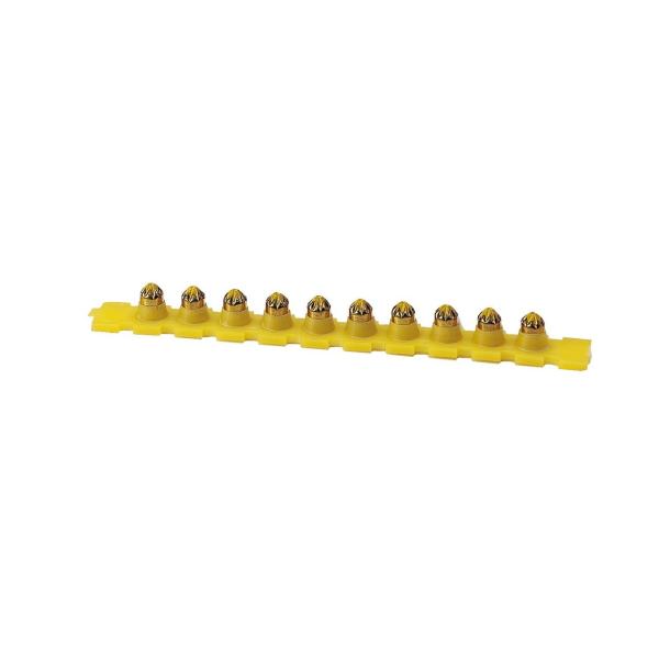 PEINE 10 IMPULSORES MEDIO AMARILLO