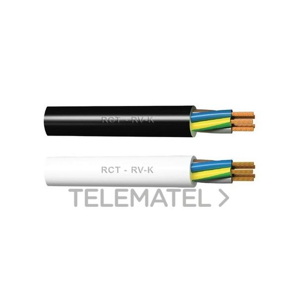 CABLE ARAFLEX RV-K 0,6/1Kv 3G4 NEGRO (BOBINA)